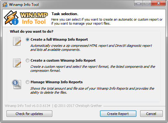 Winamp Info Tool